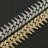 Wholesale Alloy Men's Hip Hop Cuban Chain Bracelet With Geometric Pattern And Electroplating Process