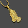 Wholesale Alloy Men's Hip Hop Punk Bergamot Diamond Pendant Necklace