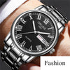 Wholesale Alloy Men's Quartz Watch Fashion Allmatch Waterproof Luminous Double Calendar Round Roman Scale