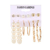 Wholesale Alloy Metal Tassel Earrings For Women With Leopard Print Leaf Cut Out Geometric Design And Electroplating Treatment