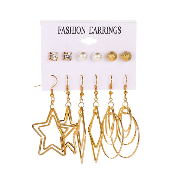 Wholesale Alloy Metal Tassel Earrings For Women With Leopard Print Leaf Cut Out Geometric Design And Electroplating Treatment