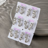 Wholesale Alloy Micropaved Zircon Flower Earrings With Electroplating Elegant And Highend For Women