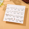 Wholesale Alloy Mini Earrings Multistyle Set With Hollow Love And Snowflake Shapes For Ladies