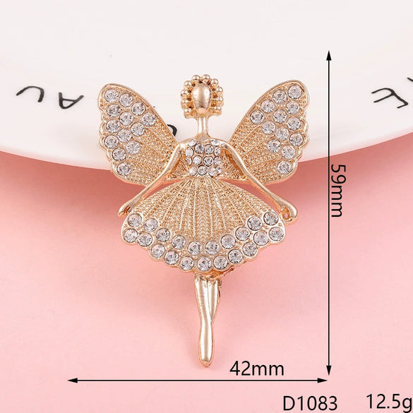 Wholesale Alloy Mobile Phone Shell Accessories With Angel Pattern And Electroplating For Women