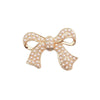 Wholesale Alloy Mobile Phone Shell Jewelry Accessories With Pearl Bow And Electroplating Treatment