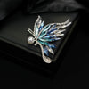 Wholesale Alloy Natural Freshwater Pearl Butterfly Animal Style Electroplated Brooch Clothing Accessory