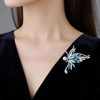 Wholesale Alloy Natural Freshwater Pearl Butterfly Animal Style Electroplated Brooch Clothing Accessory