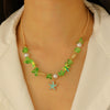 Wholesale Alloy Necklace With Dolphin Shell Conch Starfish Animal Zodiac Pendant Electroplated Design For Women
