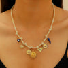 Wholesale Alloy Necklace With Dolphin Shell Conch Starfish Animal Zodiac Pendant Electroplated Design For Women