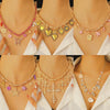 Wholesale Alloy Necklace With Dolphin Shell Conch Starfish Animal Zodiac Pendant Electroplated Design For Women