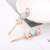 Wholesale Alloy Ocean Style Starfish Shell Conch Hairpin Hair Accessories For Women With Electroplating