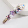 Wholesale Alloy Oneword Clip With Rhinestone Flowers And Butterflies For Women