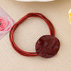 Wholesale Alloy Oval Geometric Handmade Hair Accessories Hair Rope Hair Ring