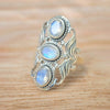 Wholesale Alloy Oval Geometric Women's Retro Creative Ring With Electroplating Treatment