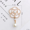 Wholesale Alloy Pearl Camellia Pendant Dripping Oil Jewelry Accessories For Mobile Phone Shell Decoration