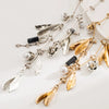 Wholesale Alloy Pearl Leaf Geometric Retro Pendant Clavicle Necklace For Women With Electroplating