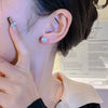 Wholesale Alloy Pearl Tassel Earrings For Women With Geometric Design And Electroplating Treatment
