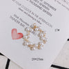Wholesale Alloy Pearl Tassel Pendant Earrings Jewelry Accessories