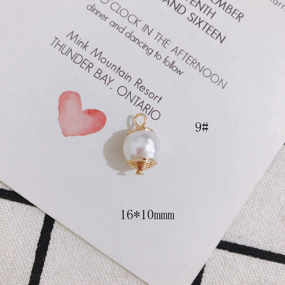 Wholesale Alloy Pearl Tassel Pendant Earrings Jewelry Accessories