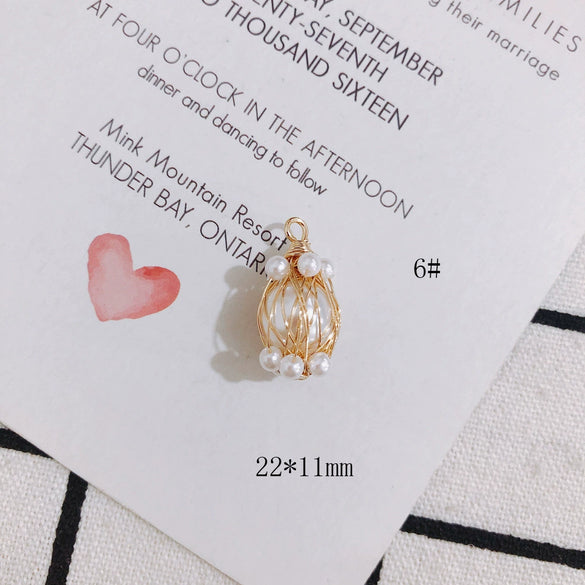 Wholesale Alloy Pearl Tassel Pendant Earrings Jewelry Accessories