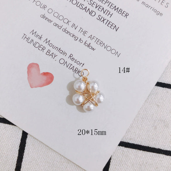 Wholesale Alloy Pearl Tassel Pendant Earrings Jewelry Accessories