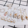 Wholesale Alloy Pearl Tassel Pendant Earrings Jewelry Accessories