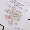 Wholesale Alloy Pearl Tassel Pendant Earrings Jewelry Accessories