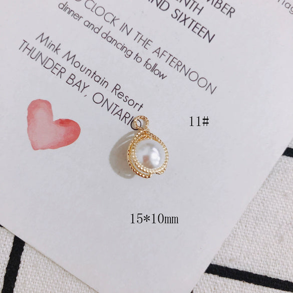 Wholesale Alloy Pearl Tassel Pendant Earrings Jewelry Accessories