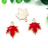 Wholesale Alloy Pendant Accessories With Simple Style Leaf Pattern And Dripping Oil Technology