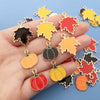 Wholesale Alloy Pendant Accessories With Simple Style Leaf Pattern And Dripping Oil Technology