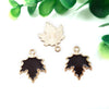 Wholesale Alloy Pendant Accessories With Simple Style Leaf Pattern And Dripping Oil Technology