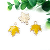Wholesale Alloy Pendant Accessories With Simple Style Leaf Pattern And Dripping Oil Technology