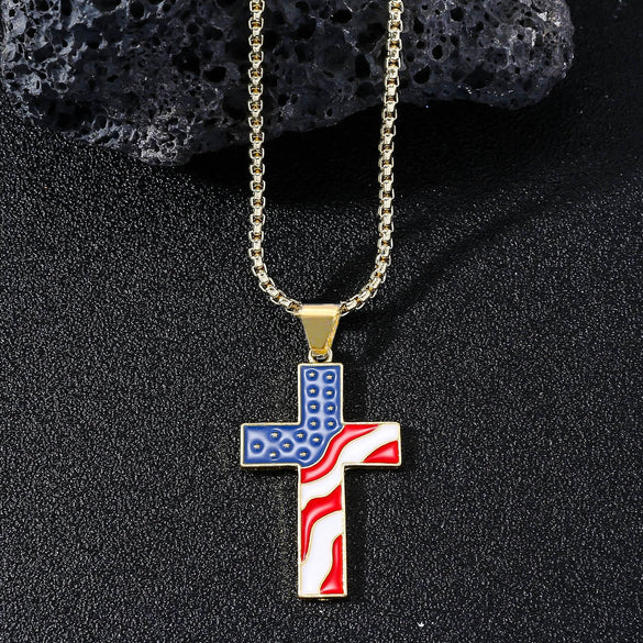 Wholesale Alloy Pendant Necklace With Geometric Pattern Electroplated Unisex Style