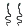 Wholesale Alloy Punk Style Detachable Exaggerated Snake Earrings With Animal Zodiac Pattern And Electroplating Treatment For Women