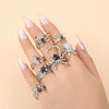 Wholesale Alloy Punk Style Irregular Spider Opening Ring Set For Women With Electroplating And Geometric Animal Zodiac Patterns