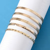 Wholesale Alloy Punk Vintage Geometric Twist And Glow Bracelet With Electroplating