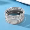 Wholesale Alloy Punk Vintage Geometric Twist And Glow Bracelet With Electroplating