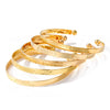 Wholesale Alloy Punk Vintage Geometric Twist And Glow Bracelet With Electroplating