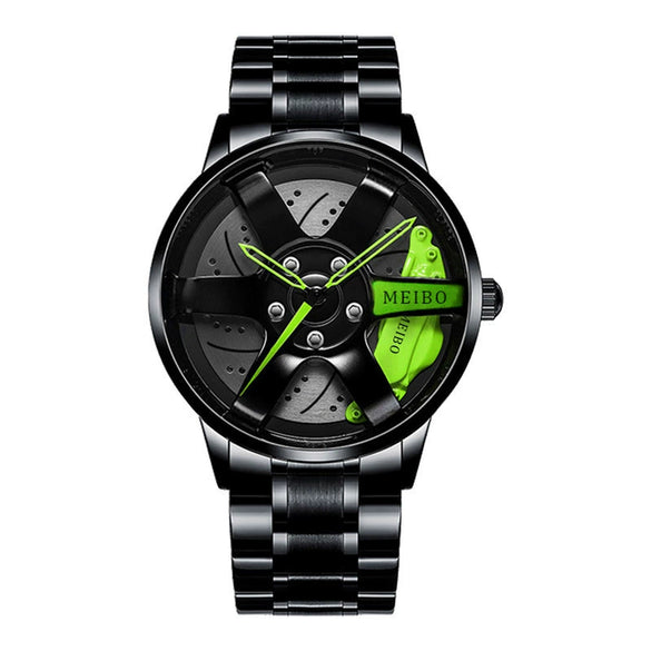 Wholesale Alloy Quartz Watch For Men With Round Dial And Wheel Shape Business Style