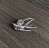 Wholesale Alloy Retro Animal Swallow Electroplated Women's Brooch