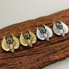 Wholesale Alloy Retro Animal Zodiac Sacred Wings Moth Earrings For Women With Electroplating
