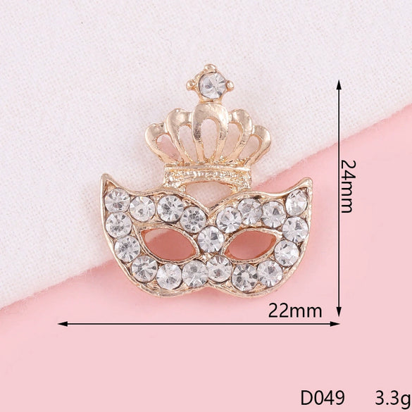 Wholesale Alloy Retro Antique Skull Head Accessories Gun Black Ghost Head Mask Electroplated Mobile Phone Case Jewelry Materials