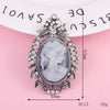 Wholesale Alloy Retro Antique Skull Head Accessories Gun Black Ghost Head Mask Electroplated Mobile Phone Case Jewelry Materials