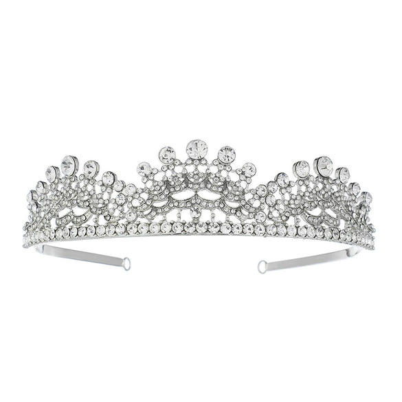 Wholesale Alloy Retro Baroque Style Flower Patterned Electroplated Women's Crown For Children's Birthday And Wedding Photography As Wedding Dress Accessories