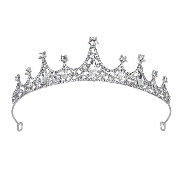 Wholesale Alloy Retro Crown Accessories For Women With Geometric Style And Electroplating Treatment