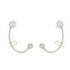 Wholesale Alloy Retro Electroplating Ear Clip Earrings For Women