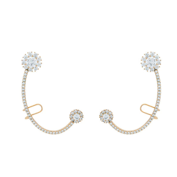 Wholesale Alloy Retro Electroplating Ear Clip Earrings For Women