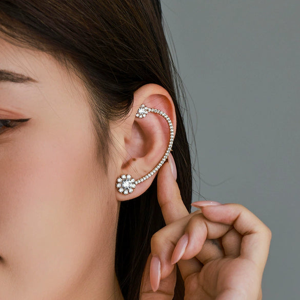 Wholesale Alloy Retro Electroplating Ear Clip Earrings For Women