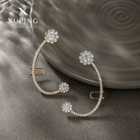 Wholesale Alloy Retro Electroplating Ear Clip Earrings For Women