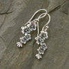 Wholesale Alloy Retro Flower Pattern Electroplated Women's Earrings